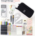 CICIMELON Large Pencil Case - Big Storage Pen Pouch Bag with Compartment for School Supplies, Upgraded Black