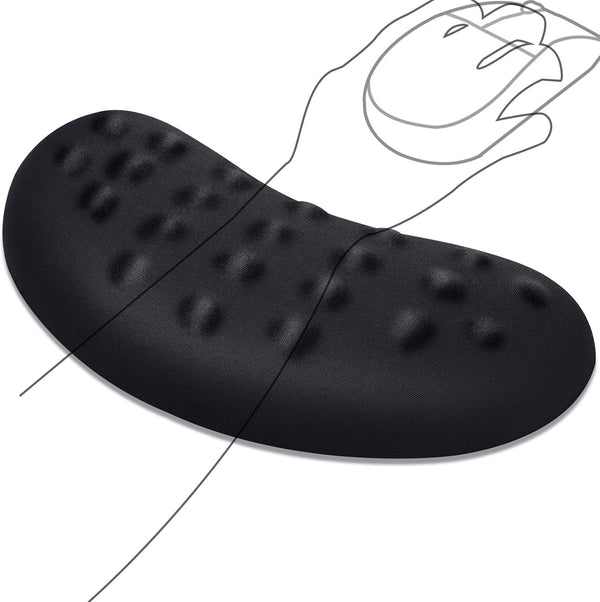 Gimars Mouse Wrist Rest, Ergonomic Memory Foam Mouse Pad with Massage Notes for Computer, Laptop, PC Gaming