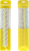 Clear Window Half Yellow Plastic Resealable Bags with Butterfly Hang Hole for