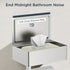 Commercial(Brushed FORIOUS Toilet Paper Holder with Shelf, Sanitary Napkin Receptacle Tampon Holder, Wall Mount Toilet