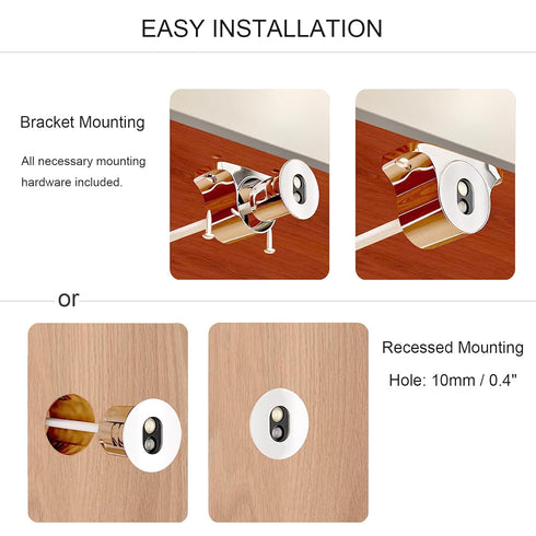 Yogcow 12V/24V 6ft Closet Door Open Automatic Turn On/Off Light Switch, Motion Sensor with Extension Cable for Cabinet