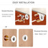 Yogcow 12V/24V 6ft Closet Door Open Automatic Turn On/Off Light Switch, Motion Sensor with Extension Cable for Cabinet