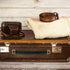 2 Pcs Leather Strap Handles with Mounting Screws, Modern Leather Cabinet Knobs for Drawers, Suitcase, Luggage, Trunk