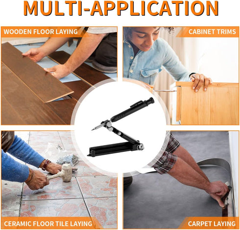 Multi-Function Scribing Tool, Aluminum Alloy Construction Tool with Deep Hole Pencil for DIY Woodworking and Contour