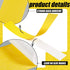 Zero Gap Woodworking Tape, PVC Self Adhesive Strips for Accurate Cuts on Miter Saw Table Saw, 2 x 14 Inch, Yellow (5