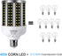 2 Pack LED Corn Light Bulb, 280W Equivalent, Cool Bright Daylight White, 40W 6500K, E26/E27 Medium Base