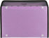 Five Star Expanding File Organizer + Study App, 7-Pocket Accordion File Organizer, Amethyst Purple, Zipper Closure,