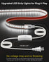 5M 110V-130V 6000K 120LEDs/M 16.4FT Aclorol Outdoor Led Strip Lights Waterproof AC Flexible LED Rope Lights Outdoor
