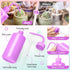 500ml Premium Eyelash Water Bottle for Extensions, 16oz Lash Rinse Bottle, Easy to Carry Tattoo Squeeze Bottle