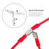 HKS 150PCS Female Vinyl Insulated Spade Connector Kit, Red 22-16 AWG, 6.3mm 1/4" Quick Disconnect Wire Connectors
