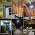 Night,4+1 136Leds Remote,IP65 HULPPRE Solar Shed Light-Daytime or Leaves Brighter Solar Light Indoor&Outdoor