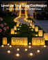 100Pack (100Pack) Amagic Flameless LED Tea Lights Candles Battery Operated, Electric Fake Tealight Candles for Votive