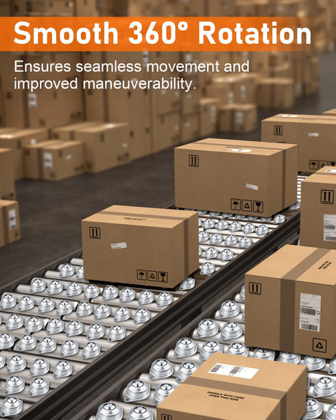 Conveyor Rollers, 1" Heavy-Duty Support Roller Bearings, 20 PCS for Smooth Rotation in Workshops