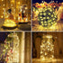 WESEN 300 Outdoor-2Pack, 110FT 8 LED Christmas String Lights Indoor Solar String Lights with Lighting Modes, Twinkle