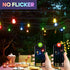 SMART EGG S14 Bulbs 16 Pack, 1W Bulb E26 Colored LED String Light Replacement Multi-Color Edison Medium Base Plastic