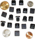 (Pack of 10) Square Plastic Plugs, Tubing End Cap and Furniture Glide Inserts by SBD