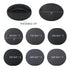 SCOTTCHEN 5 Hook and Loop Discs,EVA Velcro Hand Sanding Pad for Woodworking Furniture Restoration Home and Automotive Body,with 5 Sanding Discs Total 18pcs(Grit 60/150/240/320/400/600)