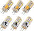 Welitesim 6pcs LED Bulb, Bi-Pin Base Lights, 3W AC/DC 12V, Warm White 3000K, G4 Bulb for Outdoor Lighting