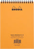 Rhodia A5 Wirebound Notepad, Lined - Orange