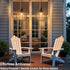 TWINKVILLA Bulb Ball-G50-2PK) Hanging Pendant Lights, Battery Operated Outdoor Chandelier with Warm White LED for Patio