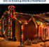 25 Pack C7 Multicolor LED Replaceable Bulbs, Dimmable Indoor Outdoor, 0.72W Night Light, C7/E12, IP65