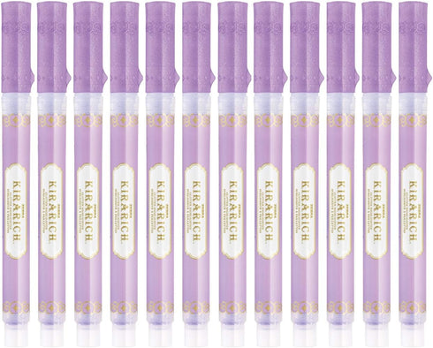 Zebra Pen Kirarich Glitter Highlighter, Chisel Point, Purple Ink, 12 Pack, Model Number: 71680