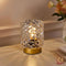 MJ PREMIER Battery Operated Lamp with Timer, Cordless Table Lamps for Shelf