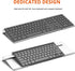 Richboom Computer Keyboard Stand Tilt PC Keyboard Stand Riser for Easy Ergonomic Typing, Acrylic Keyboard Tray Holder