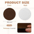 12Pcs 2 Inch 2mm uxcell Lamp Base Felt, Dia Thick Adhesive Round Soft Felt Furniture Pads, Non-Slip Anti-Scratch Backed