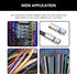 Coax Cable Crimper Kit Tool for RG6 RG59, Compression Tool Fitting Wire Stripper with 20pcs F Connectors