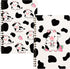 L1rabe Cute Cow Spiral Notebooks, Pink Strawberry Milk College Ruled Hardbound Journal for Kids