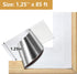 Lineco Archival Self-Adhesive Frame Sealing Tape, Acid-Free, Non-yellowing, Gray, 1.25 Inch x 85 Feet, Pack of 1