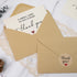 JIXZEN 25 Pack 350GSM, Thank You Cards with Envelopes & Matching Stickers, Thank You Notes for Wedding, Business, Baby