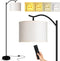 BoostArea Floor Lamp for Living Room,Arc Floor Lamp with Remote Control,Stepless Dimmable