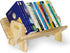 Generic (1, Couch-Style Desktop Bookshelf Organizer - Natural Wood Desk Top Bookshelf for Books, CDs, Magazines