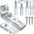 Bifold Door Hardware Repair Kit - 1 Pack Replacement Parts for Bi-fold Sliding Closet Doors, Includes Top & Bottom