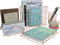 Sorbus 5-Piece Desk Organizer Set, Rose Gold Accessories Includes Pencil Cup Holder, Letter Sorter, and More for Home