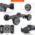 4WD 68mm Omnidirectional Robot Car Chassis Kit with Mecanum Wheels, TT Motor, Aluminum Alloy Metal Platform