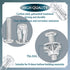 50 Pcs Petal Nuts, Expansion Screw Jack Nut, Carbon Steel Rustproof Corrosion-Resistant Rivet Nuts for Securing Plate