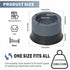 Anti Vibration Pads, 4pcs Non-Slip Washing Machine Base Foot Pads for Shock and Noise Cancelling Support