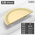 PILYON 2 Pack 64mm Dresser Pulls Chinese Retro Wardrobe Door Handle Semi-Circular Brass Cabinet Drawer Bedside Table