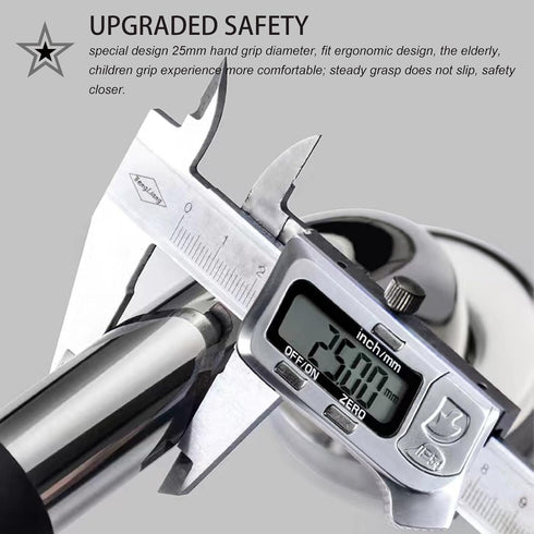 NGEWFGH 2 Pack 60cm) Safety Handrails, Bathroom Safety Grab Bar Stainless Steel Shower Armrest Wall Mounted Hand
