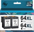 Remanufactured Ink Cartridge Replacement for HP 64XL Black Ink Cartridge, HP Ink 64 for Envy Photo 7855 7858 7864