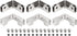 Glass Fixing Clip, 6pcs for 3-6mm L-shaped Glass - Reinforced Bracket Clamp for Display Cabinet, Fish Tank