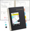 SUNEE Meeting Notebook with Sticky Tabs, 160 Pages A4 Size Project Planner for Note Taking and Office Organization