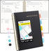 SUNEE Meeting Notebook with Sticky Tabs, 160 Pages A4 Size Project Planner for Note Taking and Office Organization