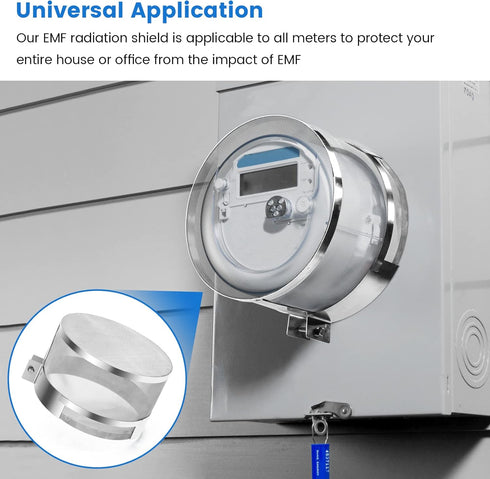 Smart Meter Shield, Haoguo Faraday Cage for Smart Meter, Durable Stainless Steel 316