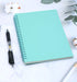 Yansanido Spiral Notebook, 3 Pcs A5, Thick Plastic Hardcover, 80 Sheets - 160 Pages, 3 Color Journals for Study