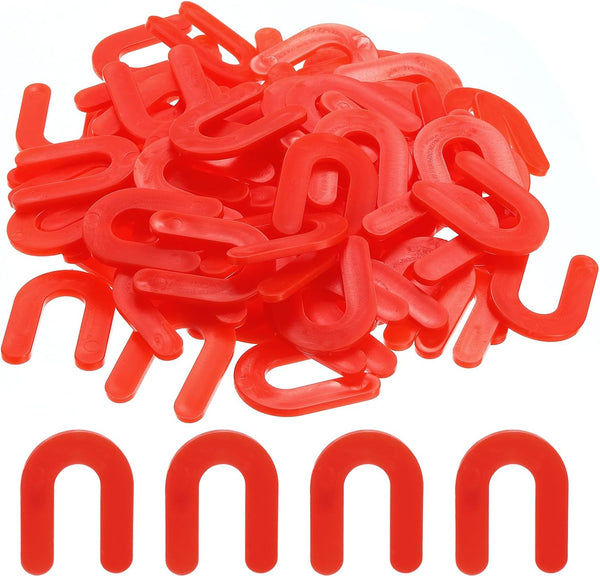 uxcell 100Pcs Horseshoe Shim Tile Spacers, 3mm U Shape Plastic Wall Floor Tile Spacers for Leveling