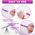 Kolewo4ever Galaxy Stackable Pencil, Multi Point Non-Sharpening Pop Up Pencil with Matching Eraser for Classrooms